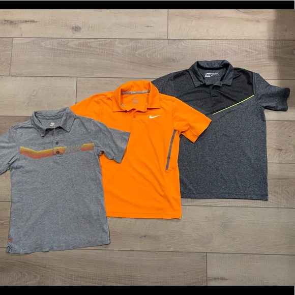 Nike Other - Lot of 3 Boys Nike Collared Polo Shirts